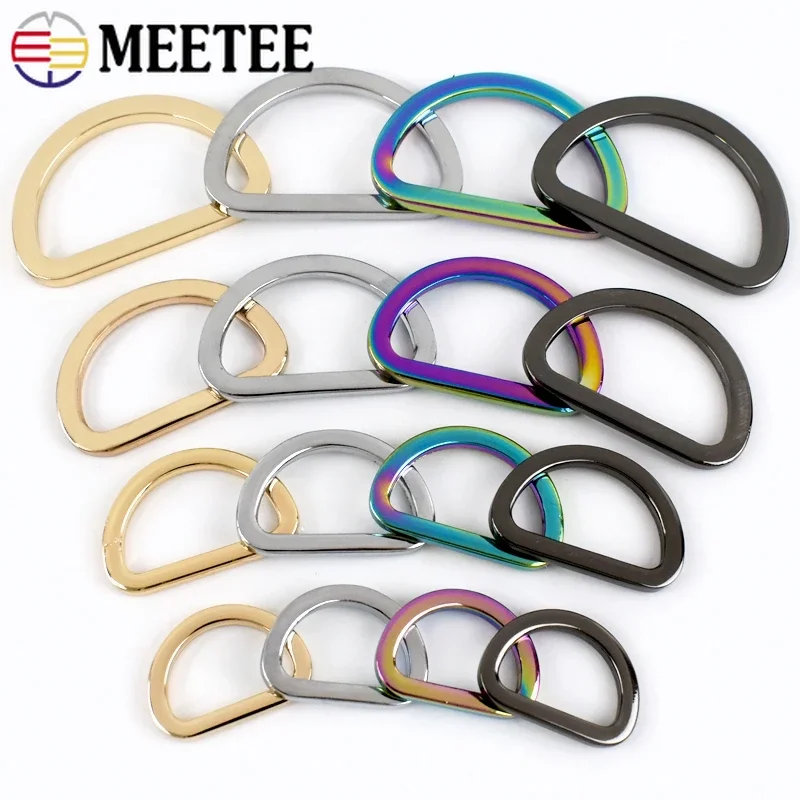Leatherwork Hardware - 50 buah 16-38mm D cincin logam