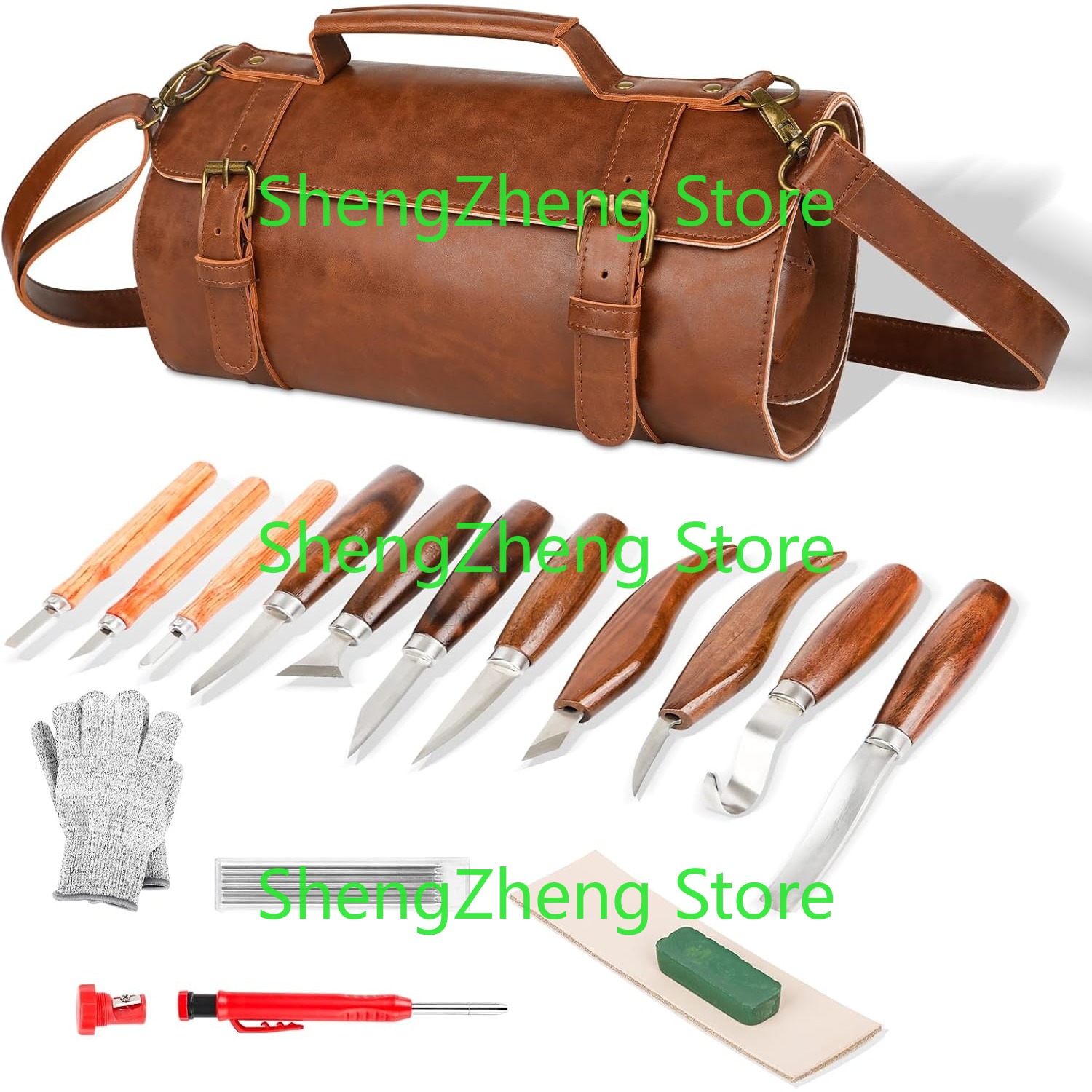 Beginner Leatherwork Kit - Set Alat Ukir Kayu Set Alat