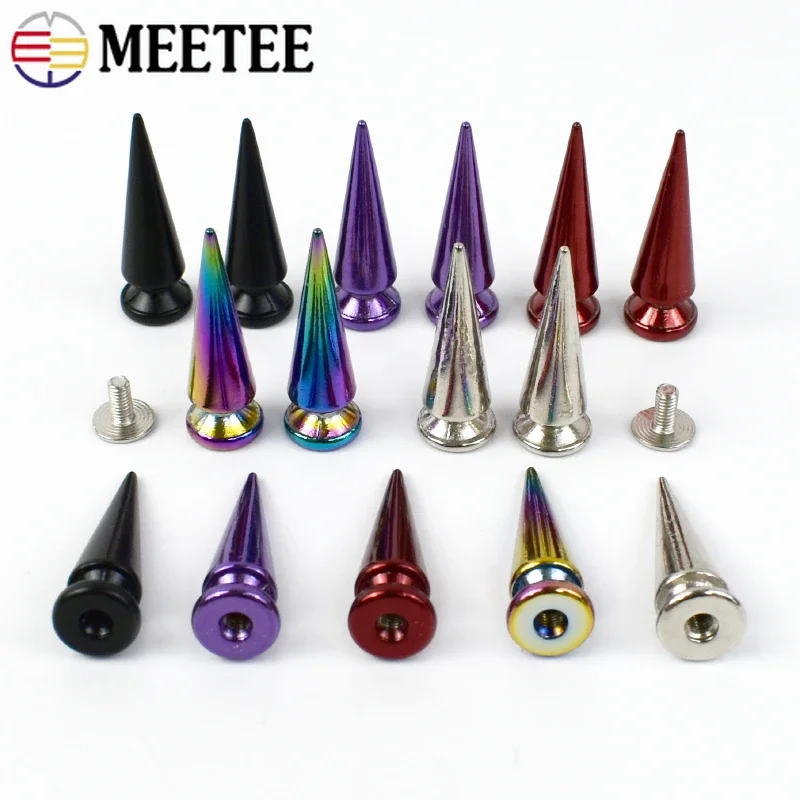 Leatherwork Hardware - 10/20Pcs Paku Keling Logam Meetee untuk