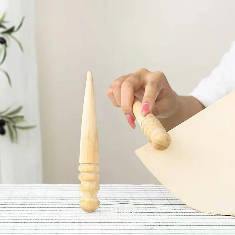 Used Leatherwork Tools - Kulit kayu, kayu solid dengan tepi