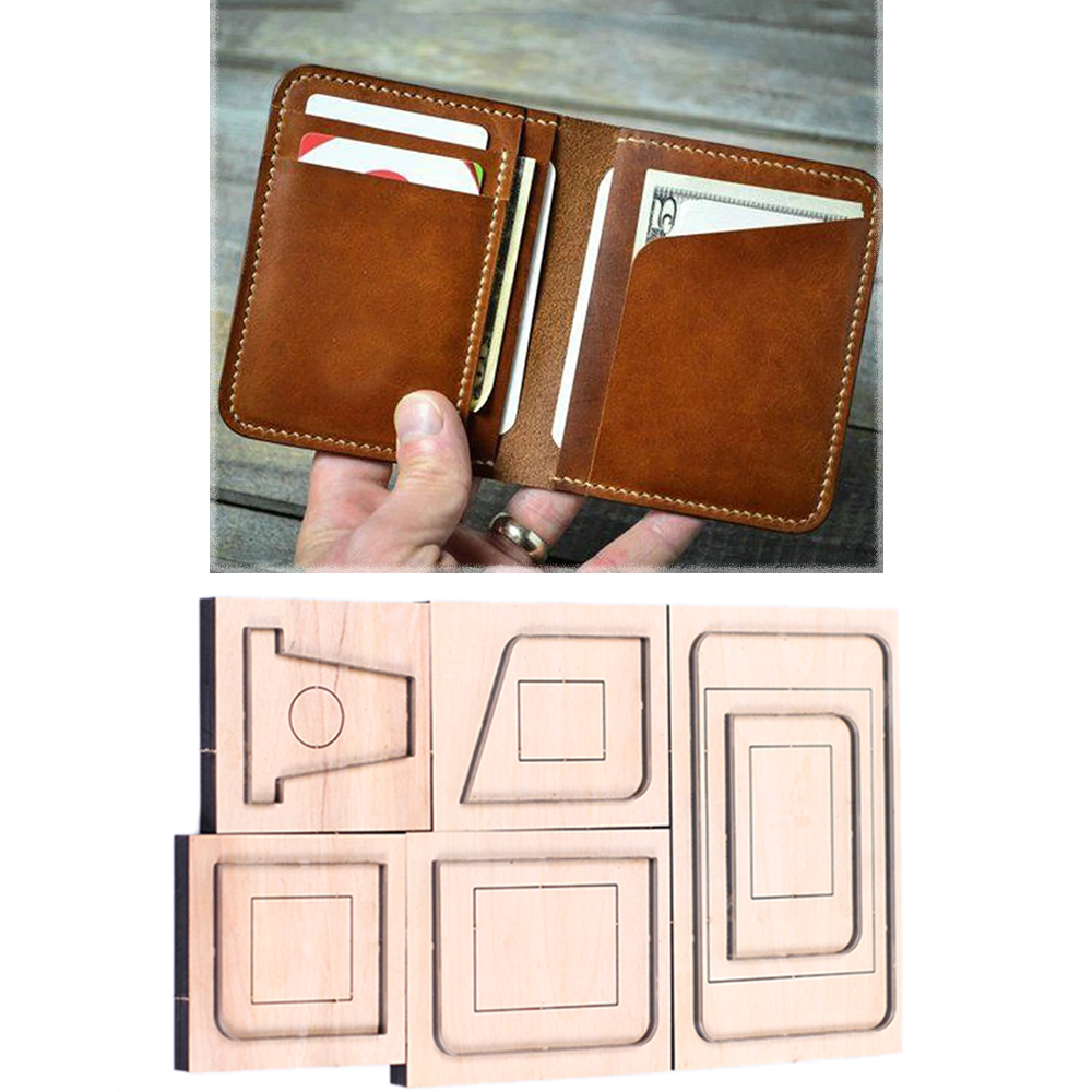 Leatherwork Punching Tool - DIY kulit kerajinan sederhana tempat kartu