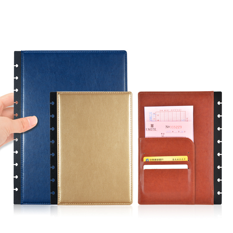 Leather Work Notepad - Buku Catatan Bersampul Kulit Model Loose-leaf