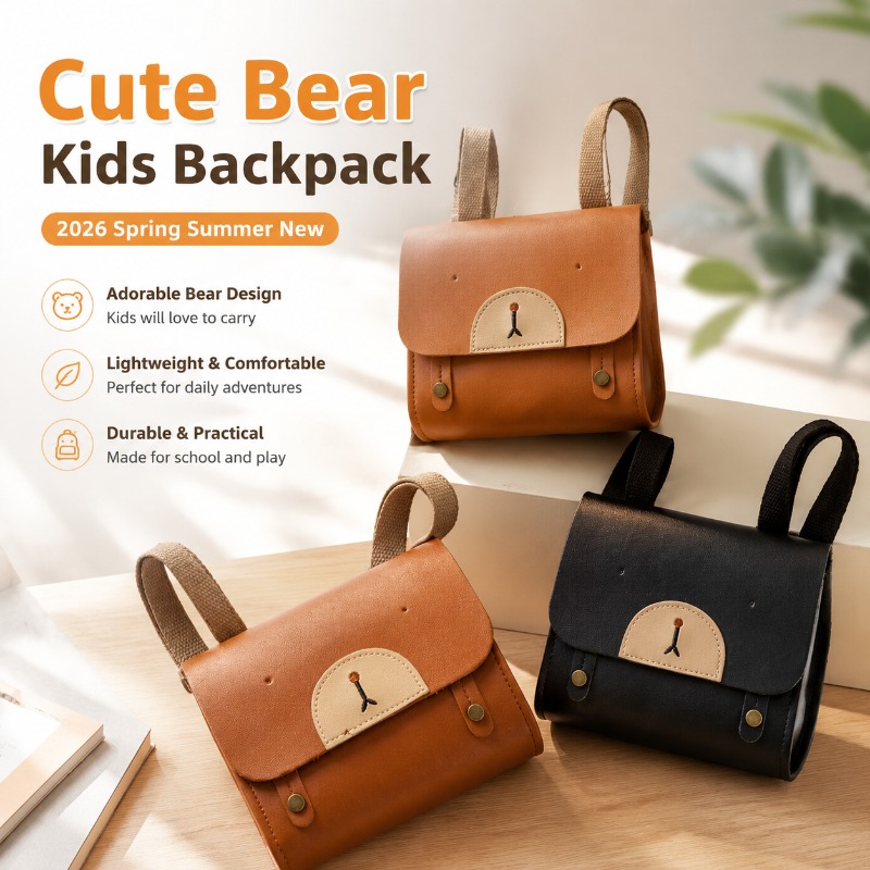 Leather Work Backpack - Tas Ransel Anak 2026 Musim Semi