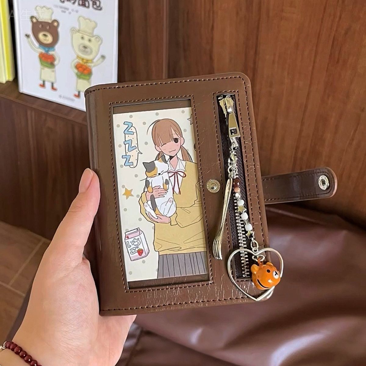 Leather Work Notepad - Buku Catatan Kulit A7 Cokelat Retro,