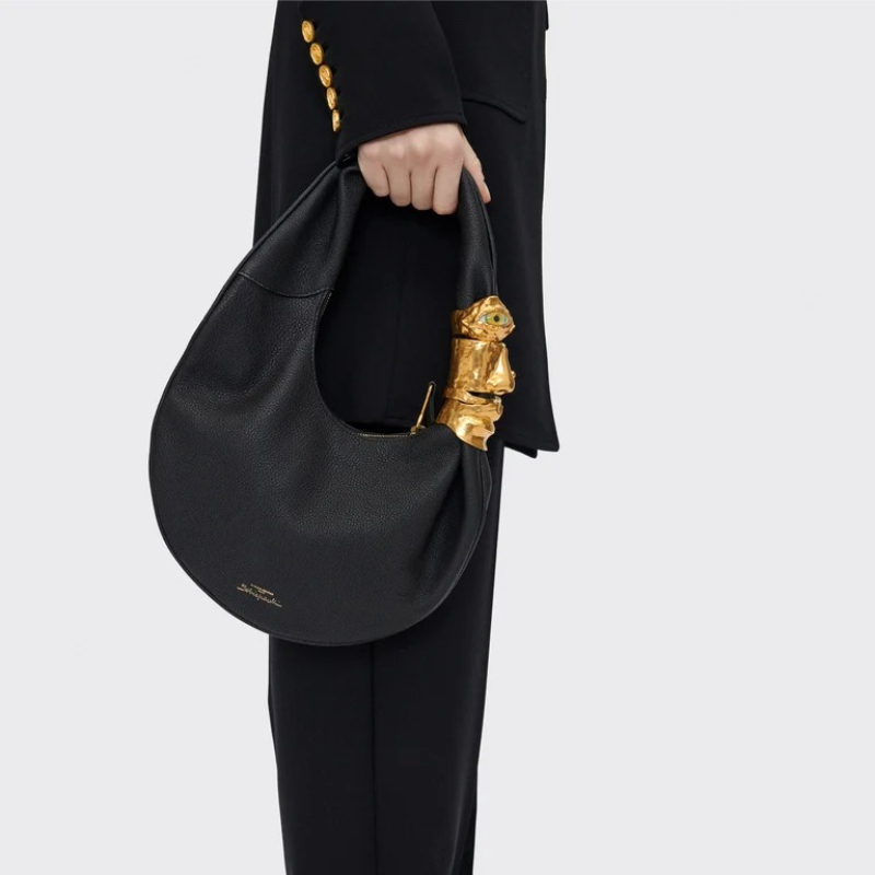 Leatherwork Hardware - Tas Soufflé Mewah Desainer Wanita Kulit