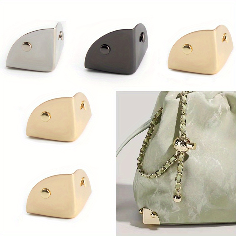 Leatherwork Hardware - 4 Buah Gesper Pelindung Sudut Segitiga