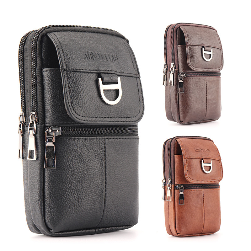 Leather Work Backpack - Tas Pinggang Kulit Pria - Tas