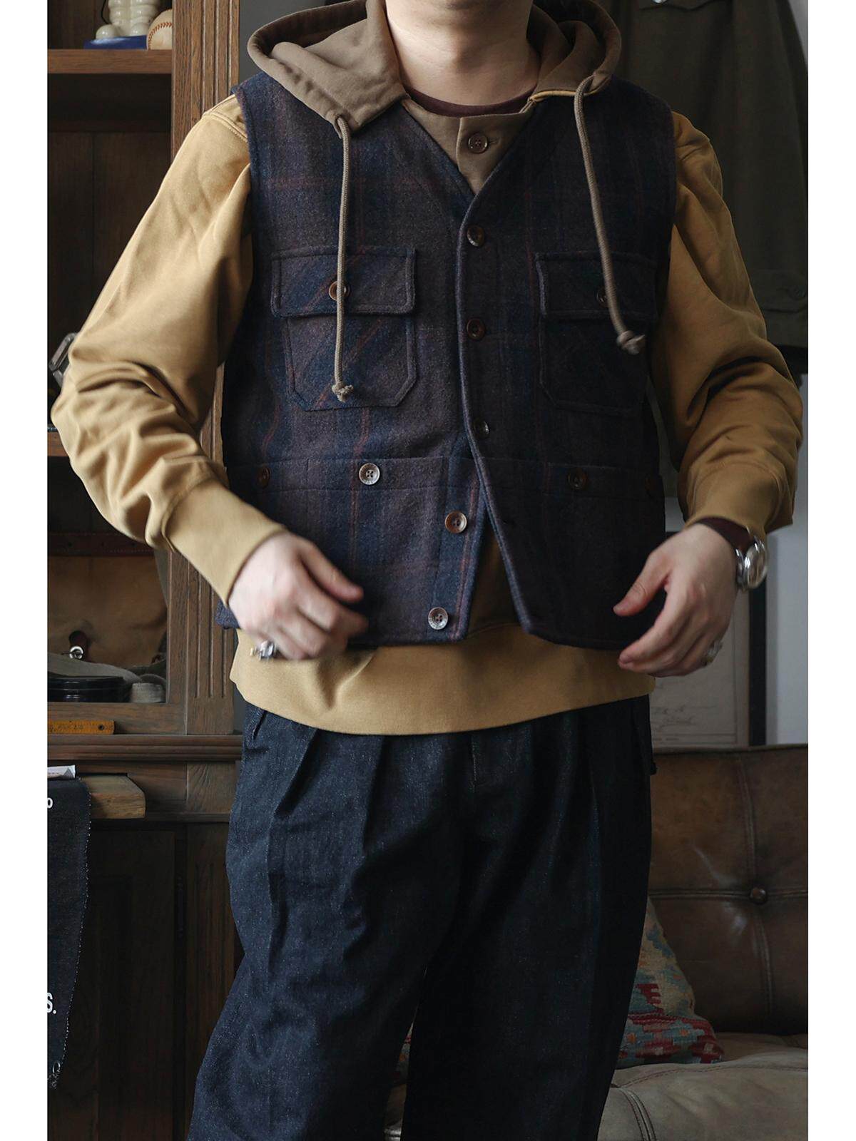 Rompi Kerja Secondorder FW24 6 - Leather Work Vest ulasan dan harga