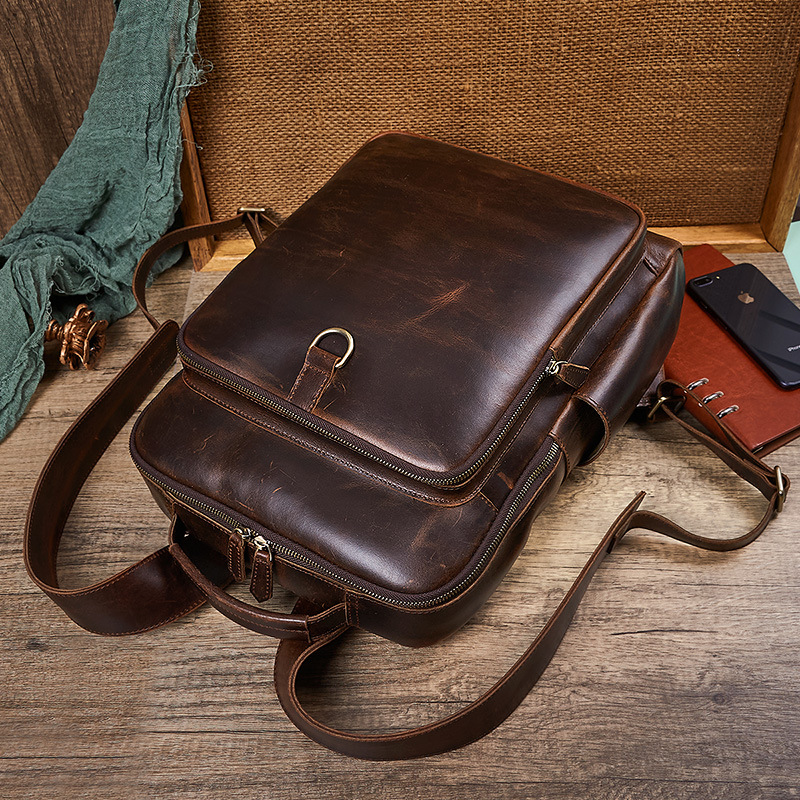 Tas Ransel Laptop Kulit Lapisa - Leather Work Backpack ulasan dan harga