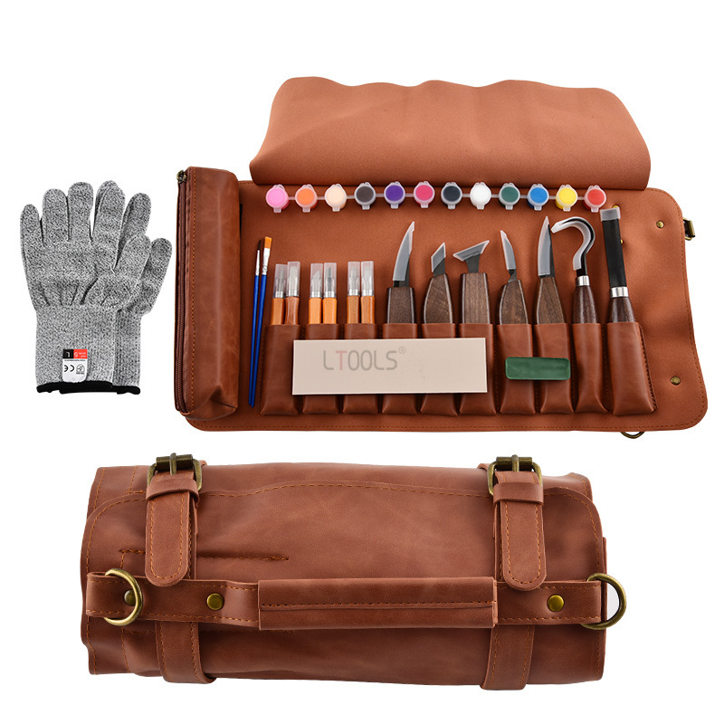 Peralatan Ukir Kayu Deluxe Set - Beginner Leatherwork Kit ulasan dan harga