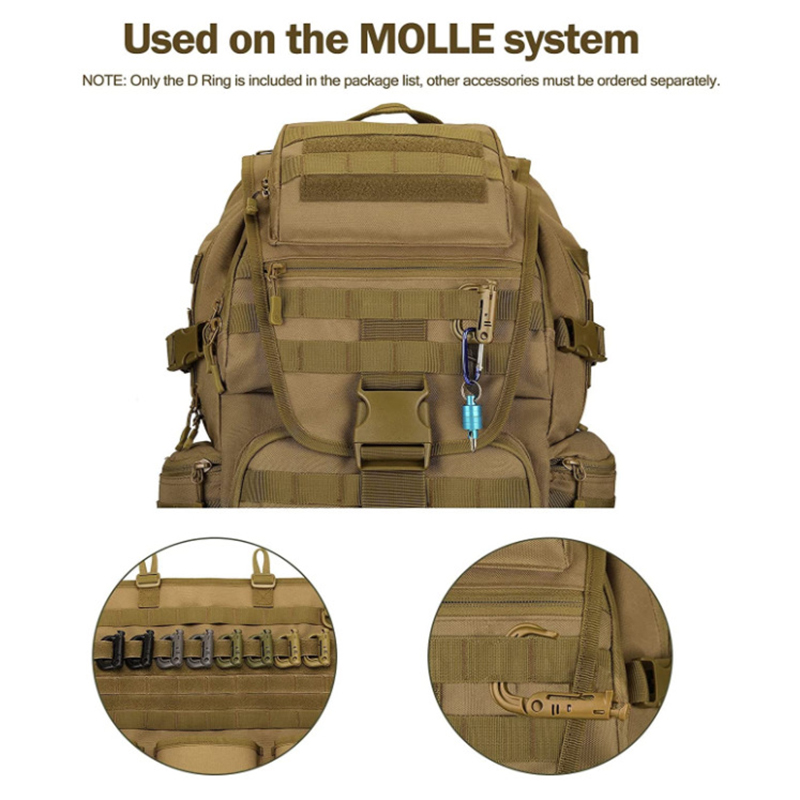 5 buah Grimloc Molle Carabiner - Snap Fastener Setter ulasan dan harga