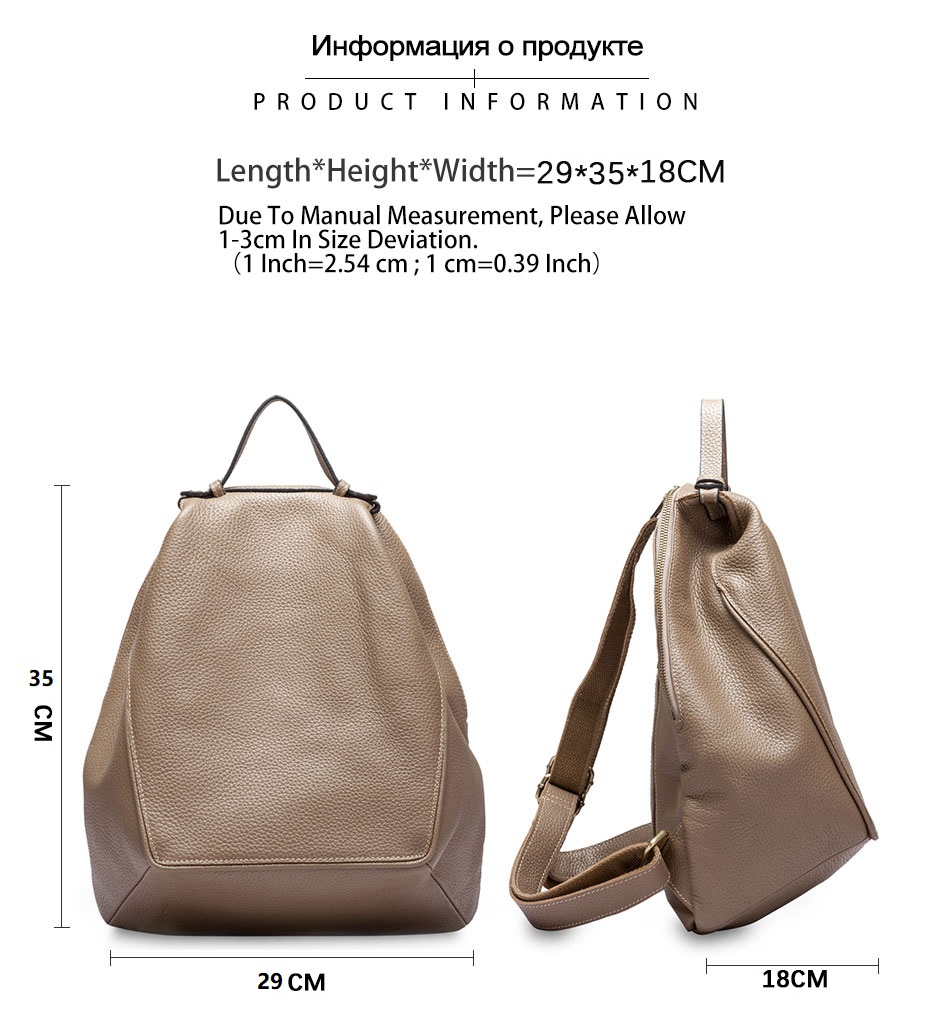 Zency Ransel Anti Maling Kulit - Leather Work Backpack ulasan dan harga