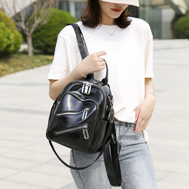 Ransel wanita Fashion desainer - Leather Work Backpack ulasan dan harga