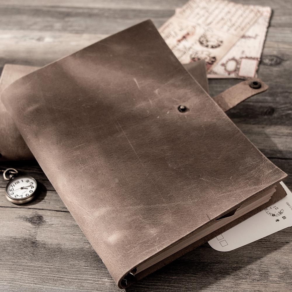 Buku Harian Vintage Ukuran A5, - Leather Work Notepad ulasan dan harga