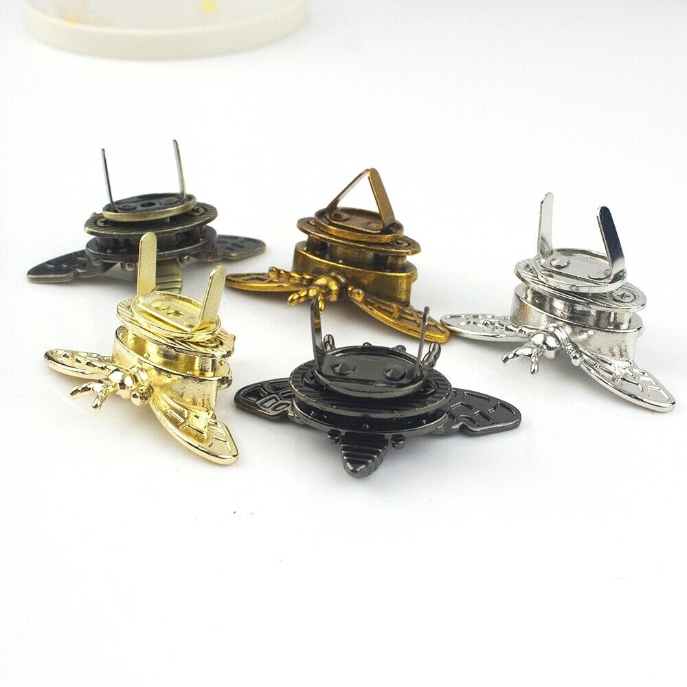 Logam Lebah Bentuk Turn Lock R - Leatherwork Hardware ulasan dan harga