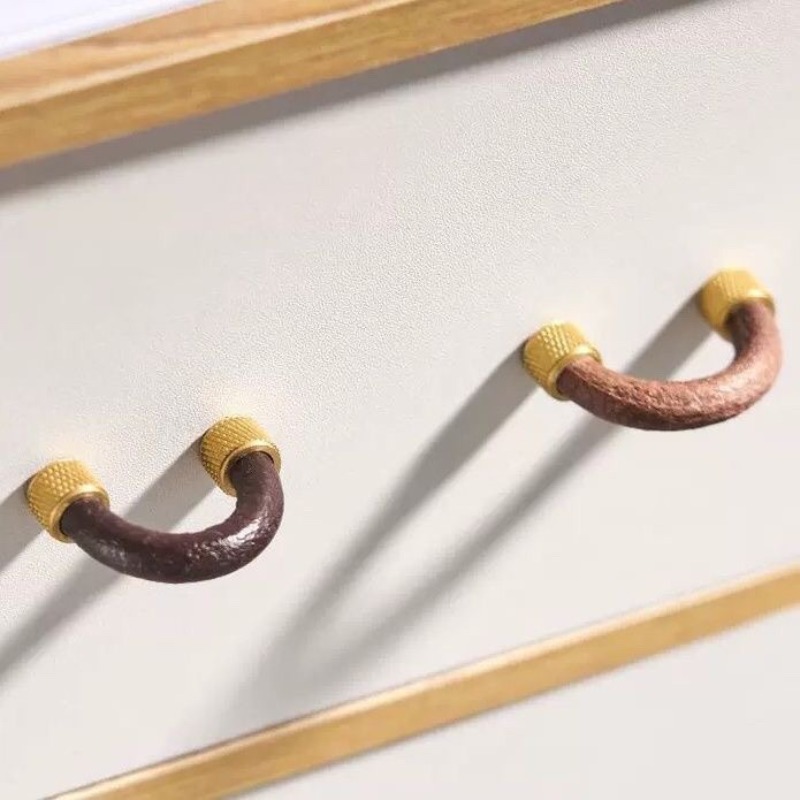 Gagang Kabinet Kuningan + Kuli - Leatherwork Hardware ulasan dan harga