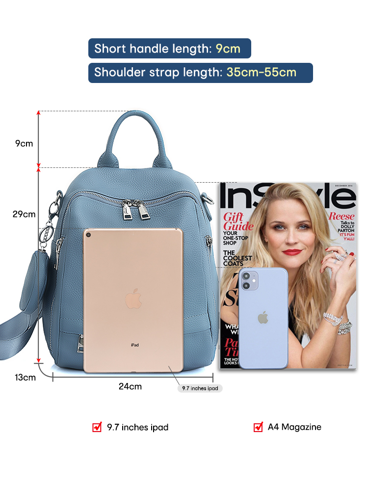 Zency Tas Ransel Kulit Asli Wa - Leather Work Backpack ulasan dan harga