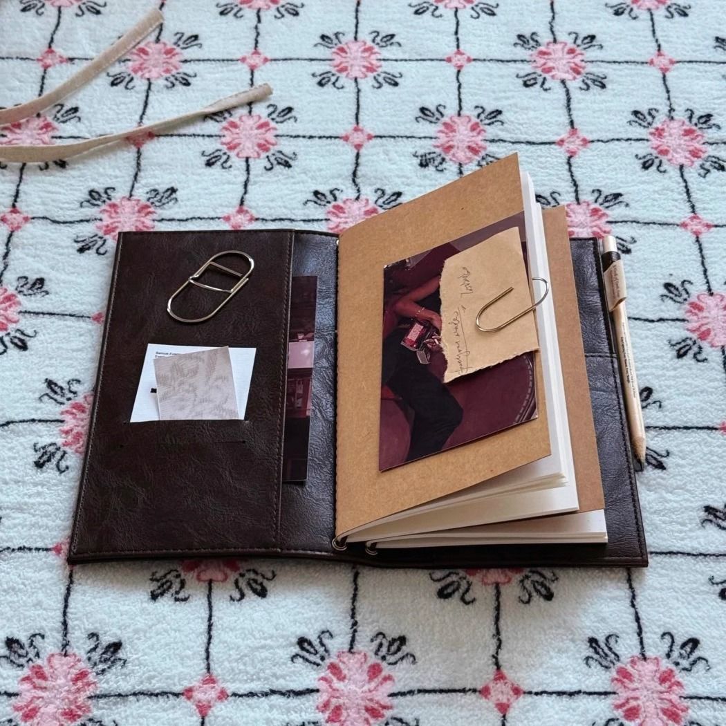 Buku Catatan Hitam Antik Kulit - Leather Work Notepad ulasan dan harga