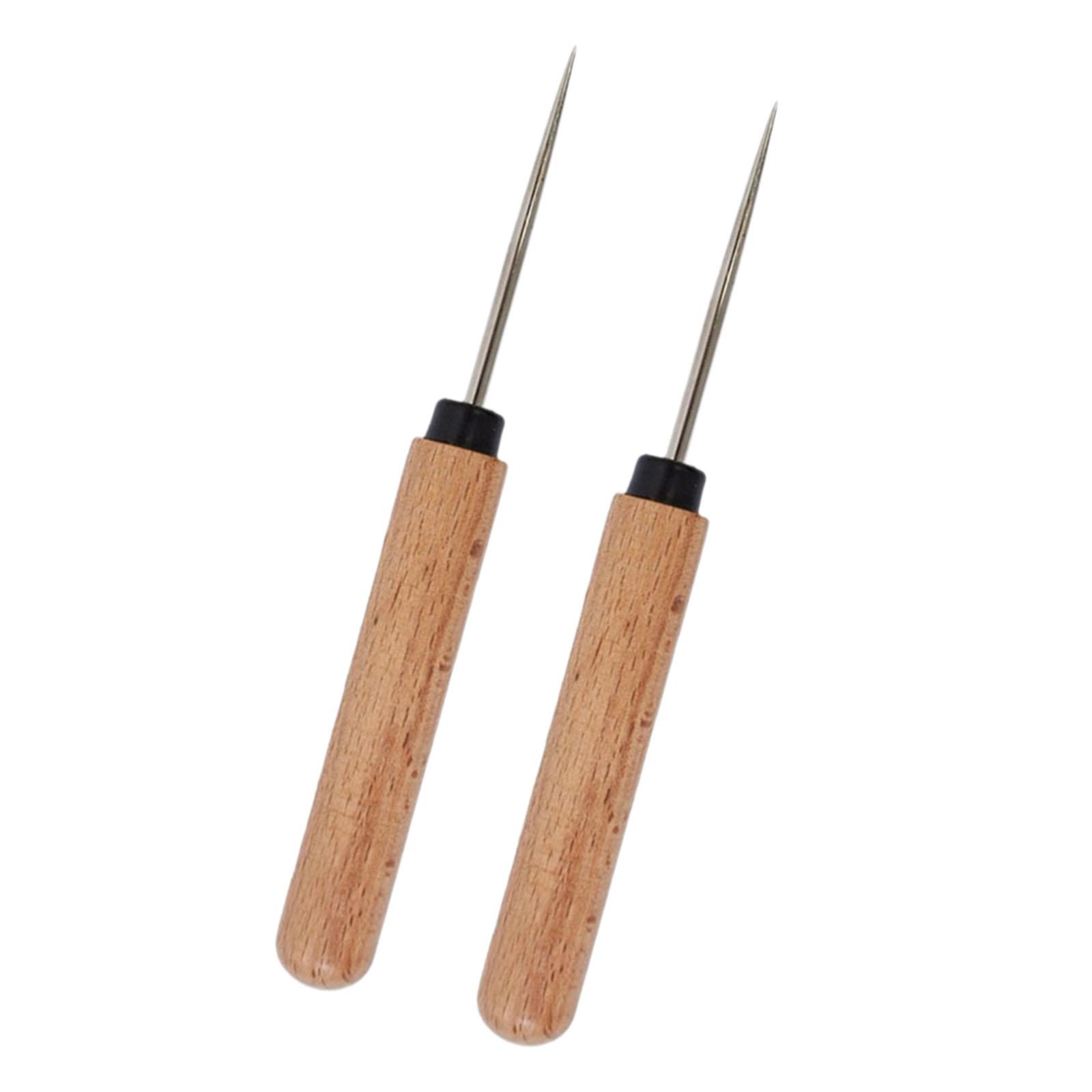 Alat Jahit Tangan Awl untuk Ke - Beginner Leatherwork Kit ulasan dan harga