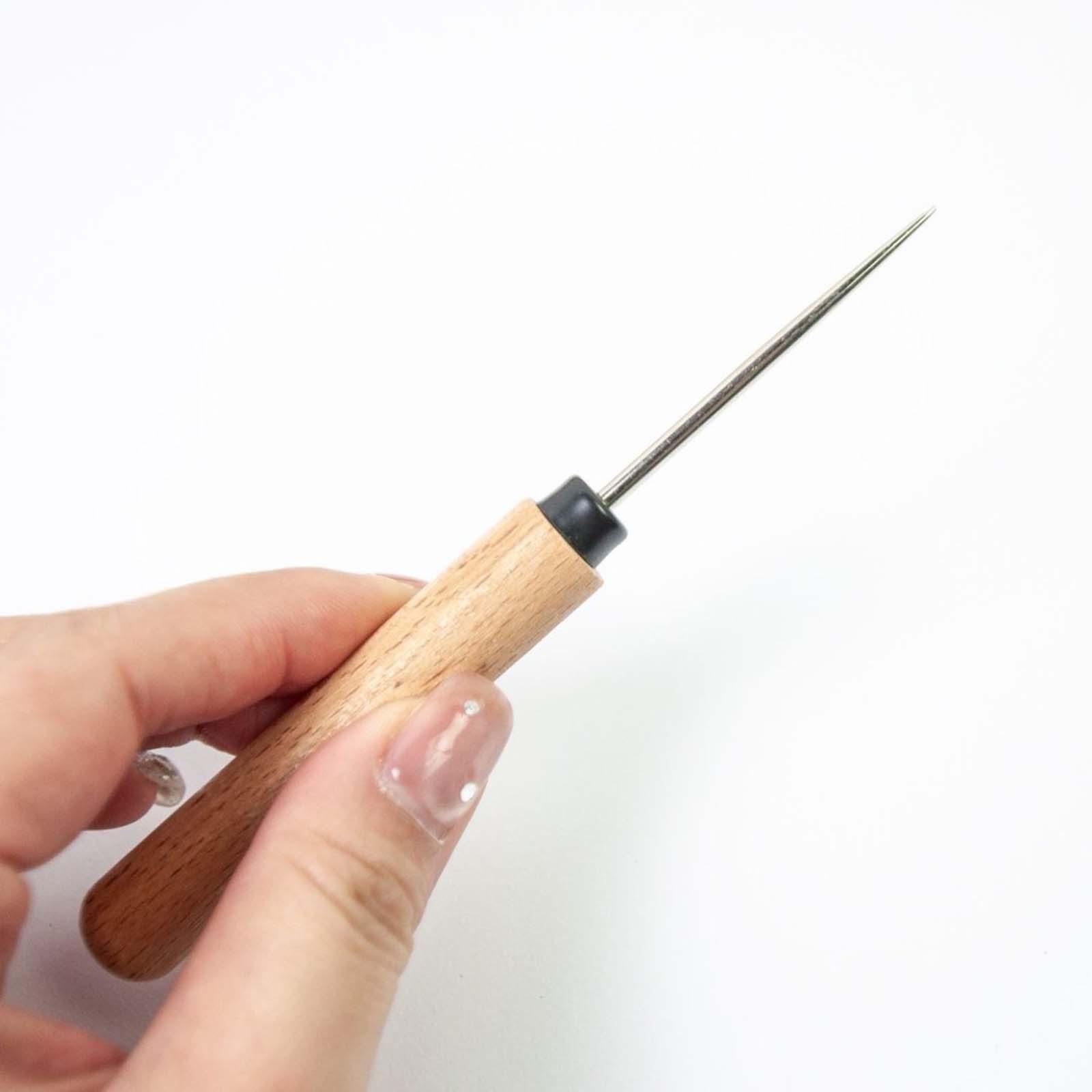 Alat Jahit Tangan Awl untuk Ke - Beginner Leatherwork Kit ulasan dan harga