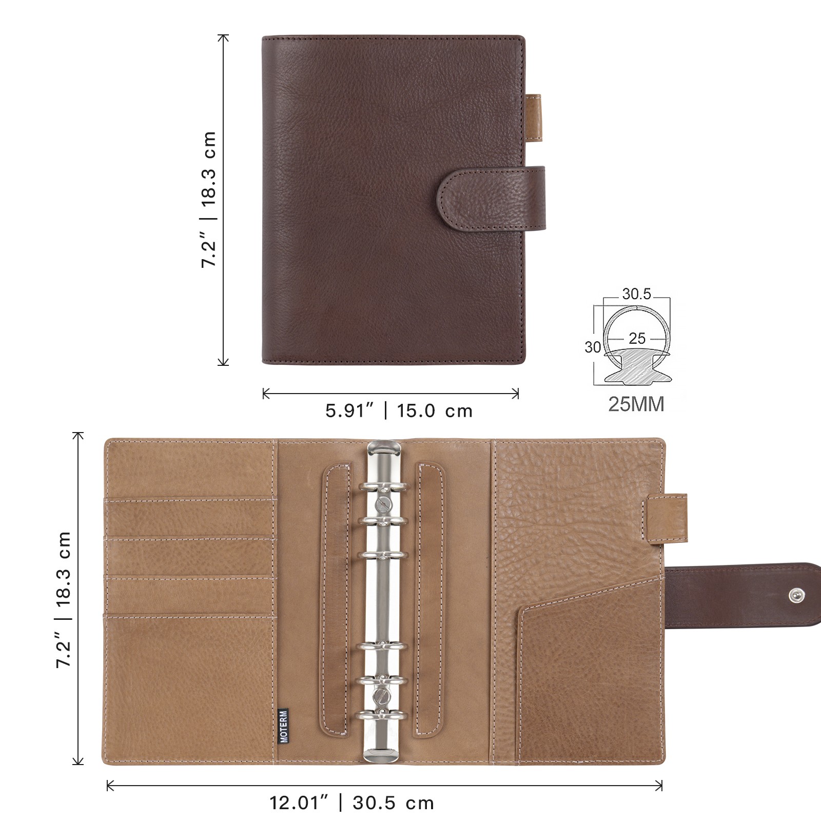 Moterm Franklin Covey Ukuran R - Leather Work Notepad ulasan dan harga