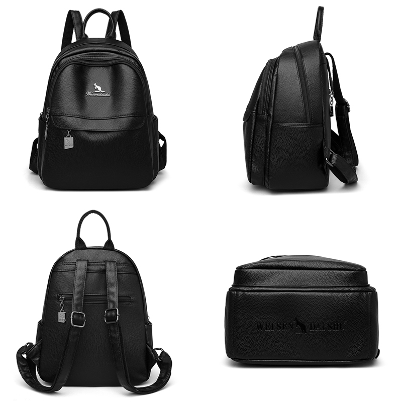 Tas bahu wanita, ransel kulit  - Leather Work Backpack ulasan dan harga
