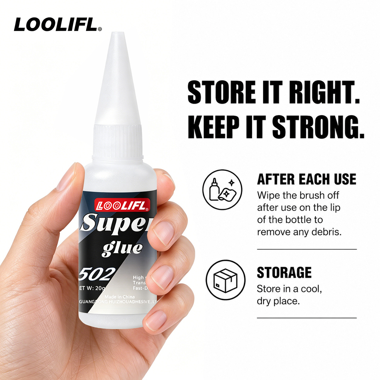 Loolifl-502-20Ml Perekat Cyano - Leather Working ulasan dan harga