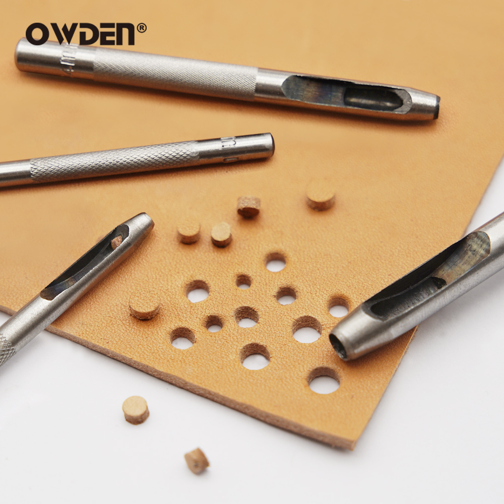 6 Buah Alat Pelubang Kulit Pel - Leatherwork Punching Tool ulasan dan harga