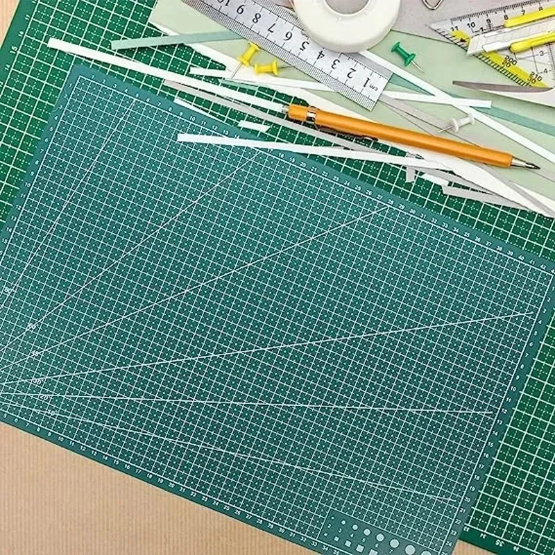 A3 A4 A5 PVC Cutting Mat Patch - Leatherwork Mallet ulasan dan harga