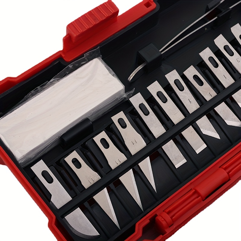29Pcs Set Pisau Exacto, Set Pi - Leatherwork Hobby ulasan dan harga