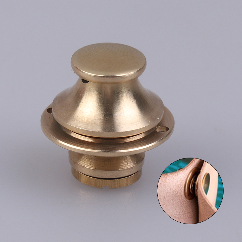 Kuningan Mortise klip gesper k - Leatherwork Hardware ulasan dan harga