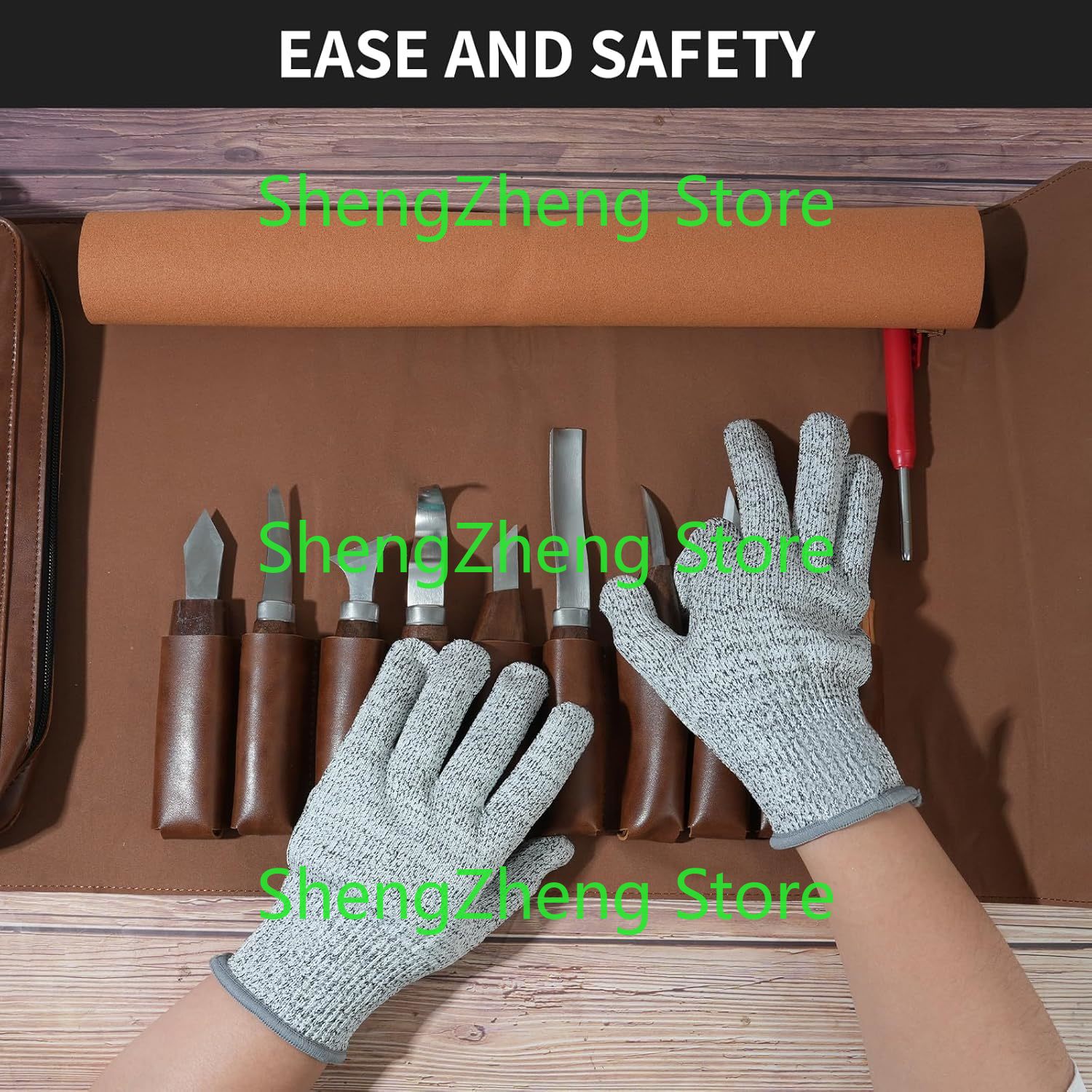 Set Alat Ukir Kayu Set Alat Pi - Beginner Leatherwork Kit ulasan dan harga