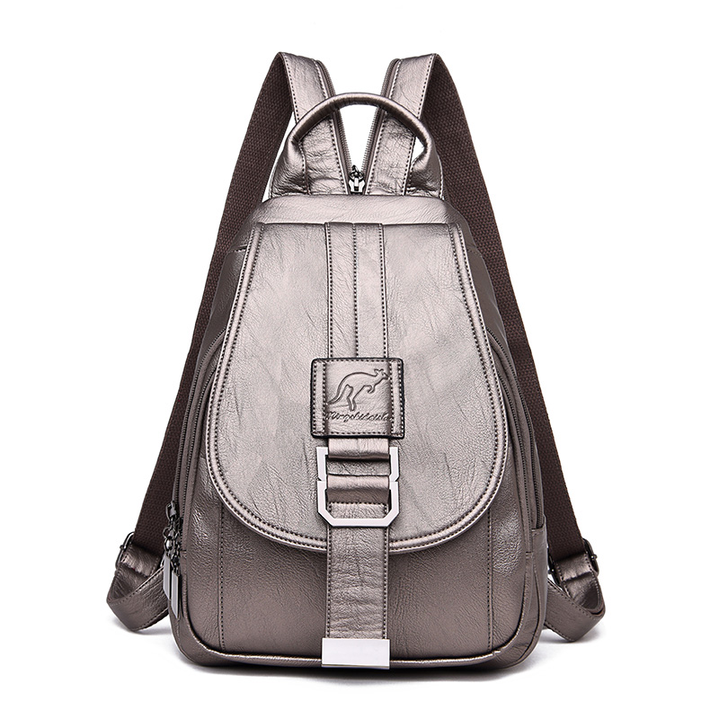 Ransel Sekolah 6 warna wanita, - Leather Work Backpack ulasan dan harga