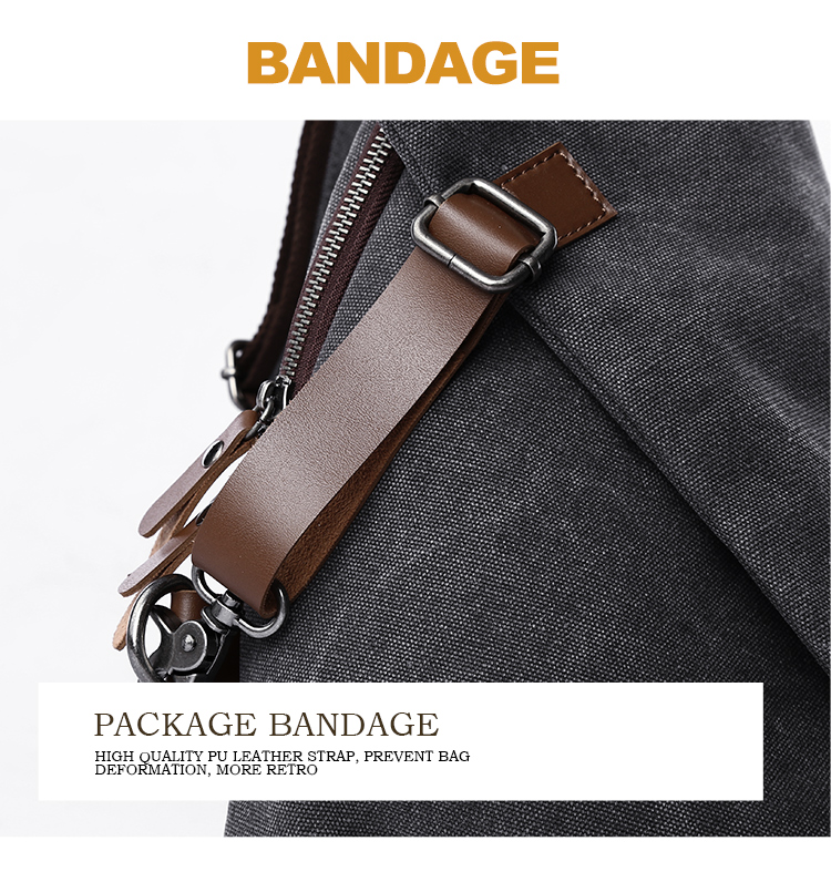 Tas Selempang Kanvas Retro Kap - Leather Work Backpack ulasan dan harga