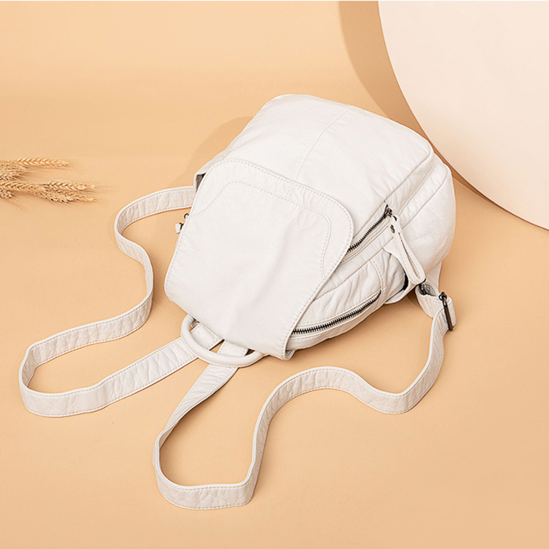 Tas punggung wanita, ransel pu - Leather Work Backpack ulasan dan harga