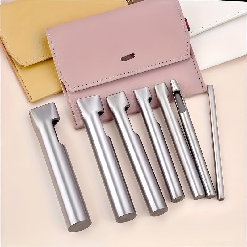 5pcs Alat Pembuat Lubang Oval  - Leatherwork Punching Tool ulasan dan harga