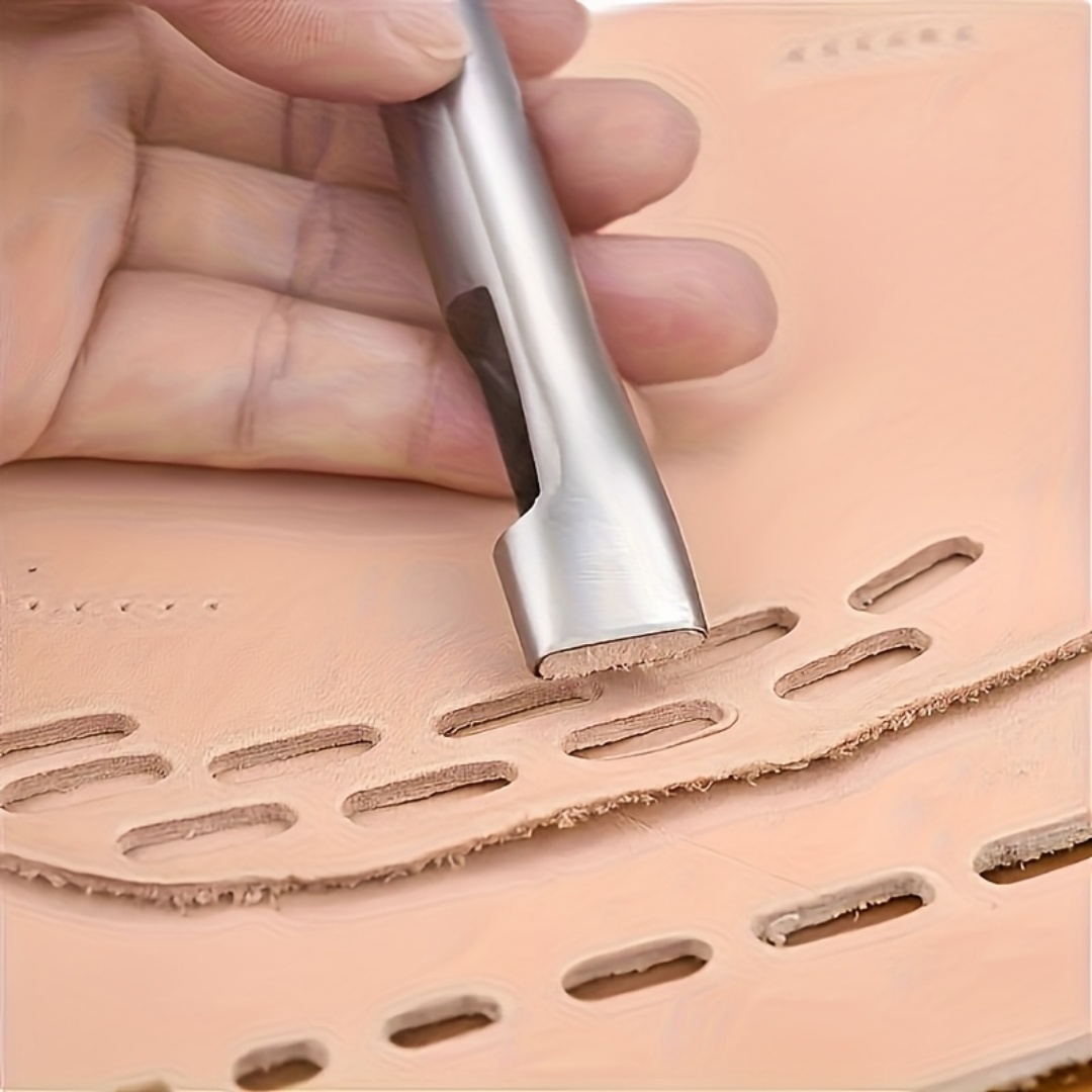5pcs Alat Pembuat Lubang Oval  - Leatherwork Punching Tool ulasan dan harga