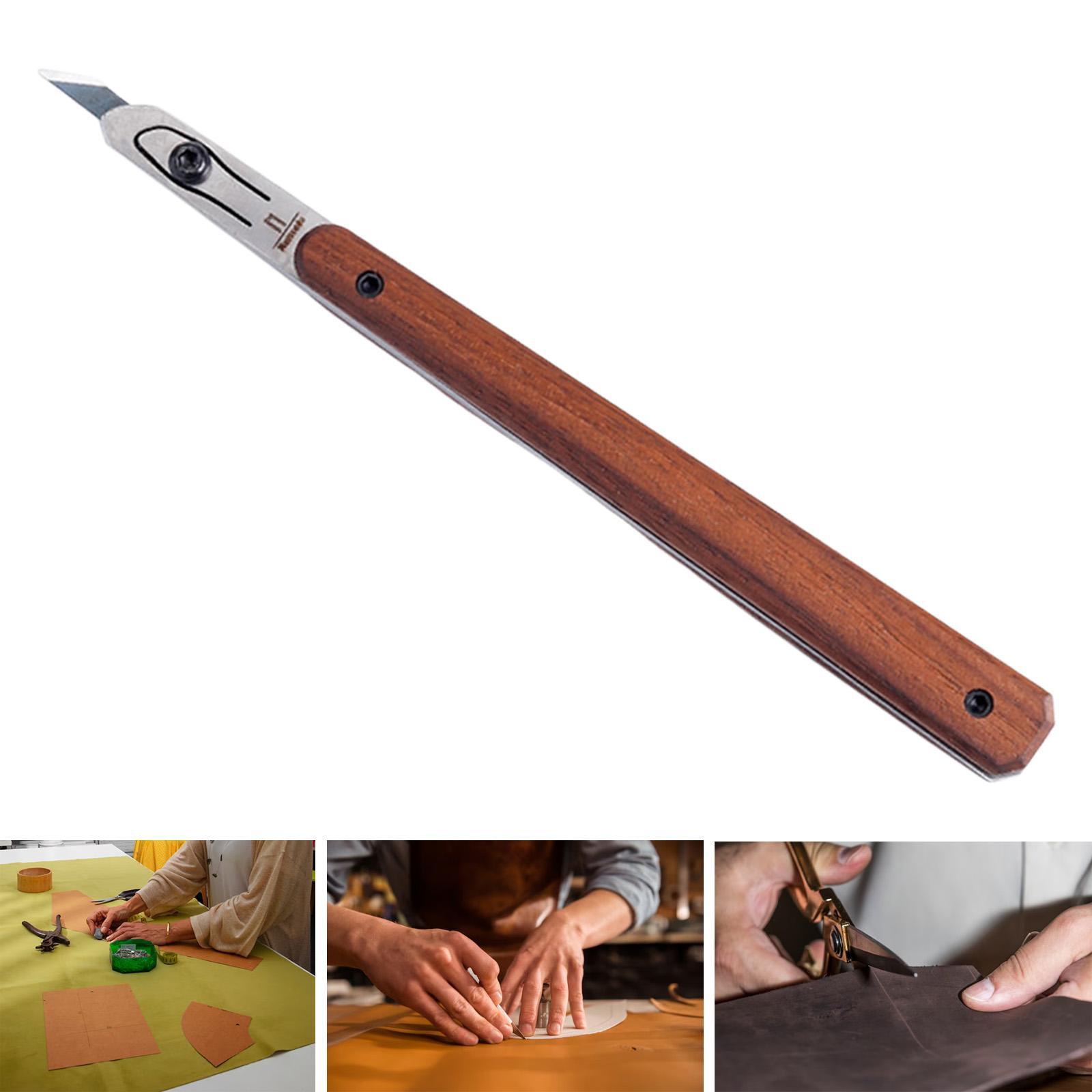 Pisau Kerajinan Kayu Baja Exac - Leatherwork Hobby ulasan dan harga
