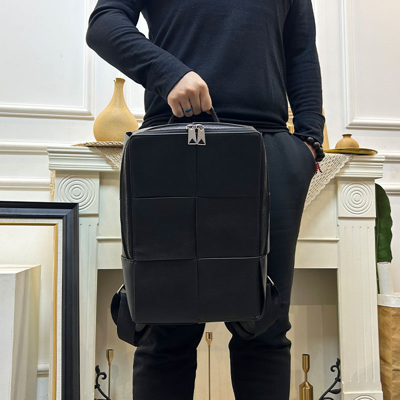 Ransel Perjalanan Kasual Bisni - Leather Work Backpack ulasan dan harga