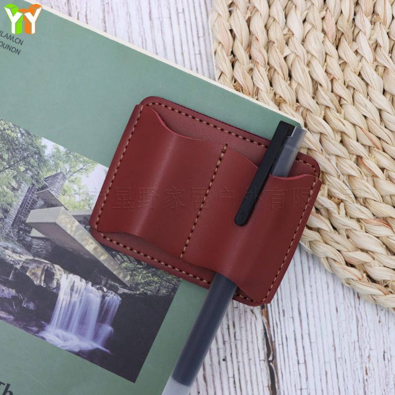 Tempat Pena Kulit PU Portabel  - Leather Work Notepad ulasan dan harga