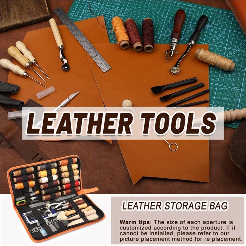 A59Z-Benang Berlapis Lilin, Al - Beginner Leatherwork Kit ulasan dan harga