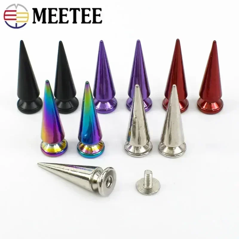 10/20Pcs Paku Keling Logam Mee - Leatherwork Hardware ulasan dan harga