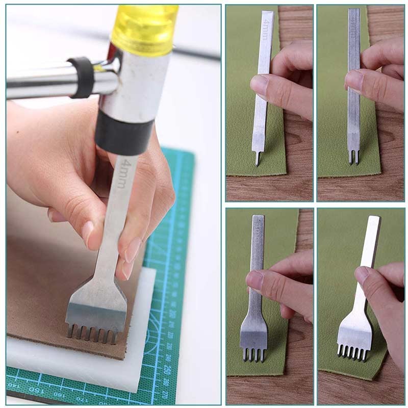 25Pcs Peralatan Kerja Kulit Un - Beginner Leatherwork Kit ulasan dan harga