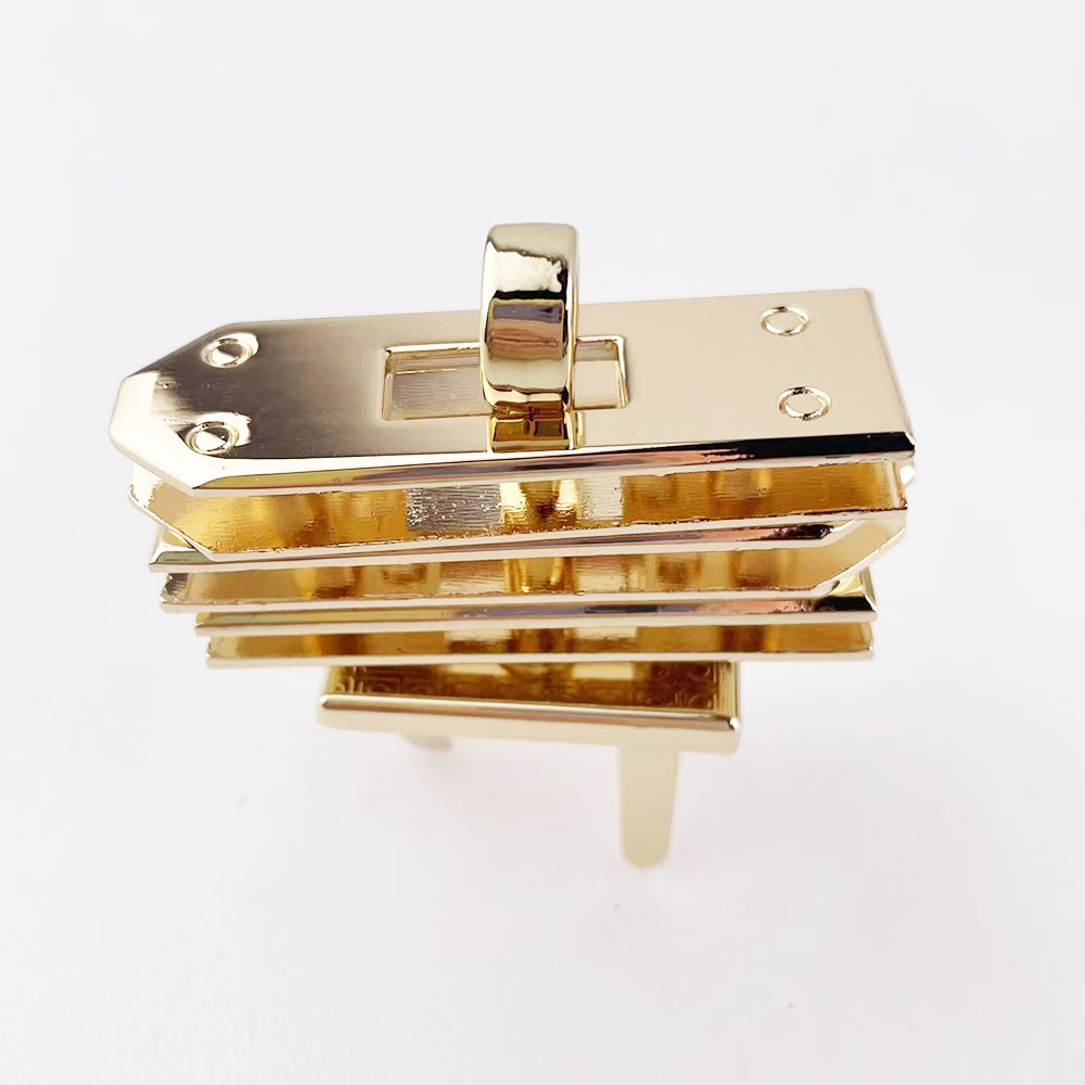 1set(4pcs) 46mm Kunci Tas Loga - Leatherwork Hardware ulasan dan harga