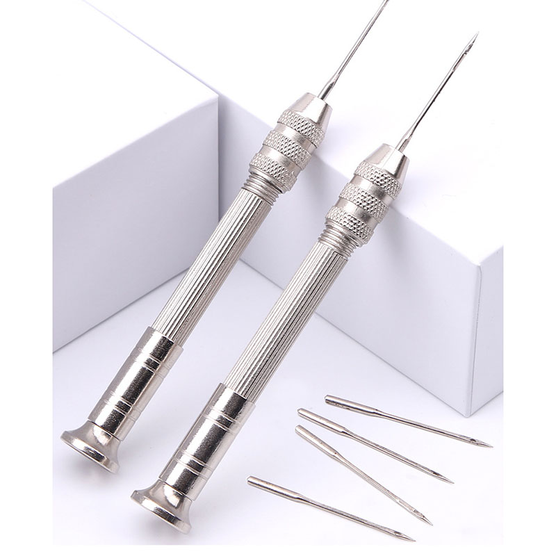Jarum jahit kulit, alat perbai - Leatherwork Punching Tool ulasan dan harga