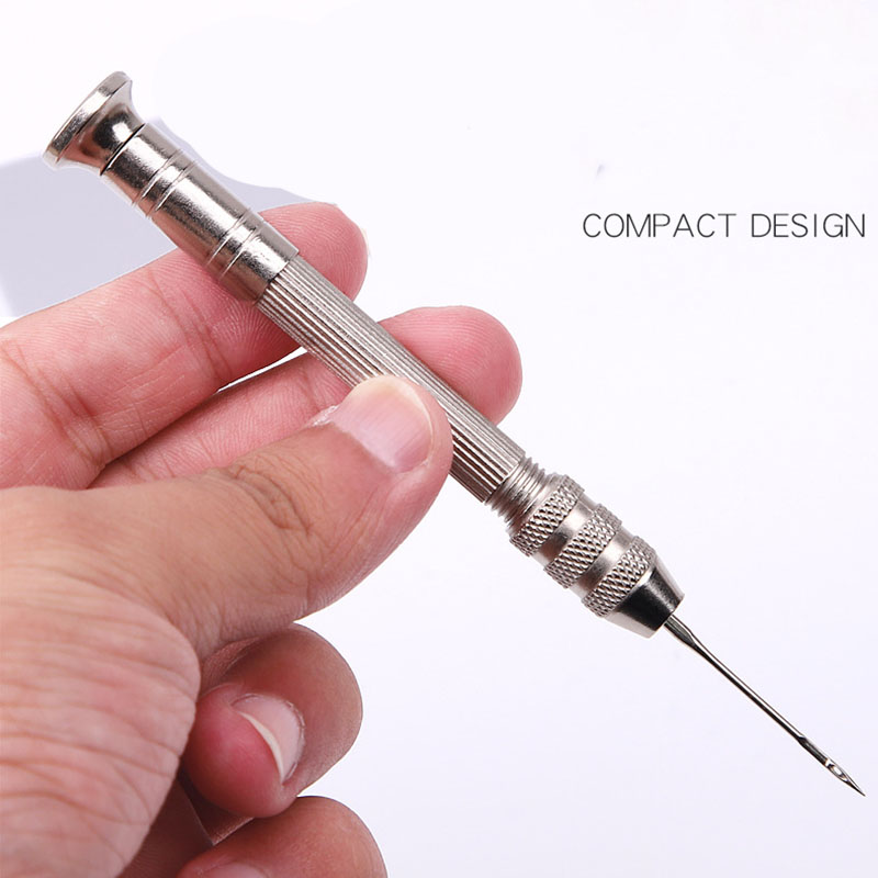 Jarum jahit kulit, alat perbai - Leatherwork Punching Tool ulasan dan harga