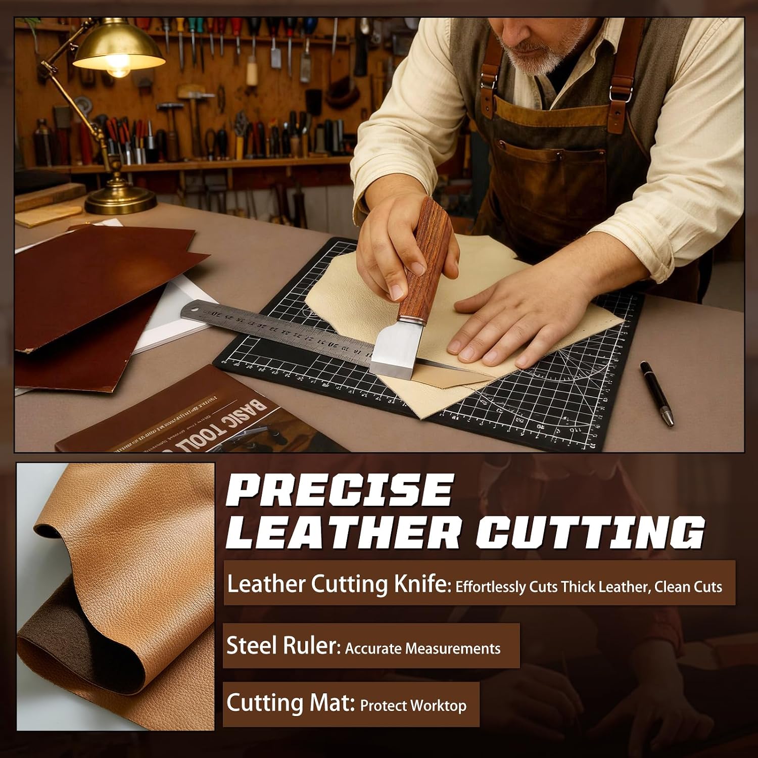 Perlengkapan Kerja Kulit, Pera - Leather Work Is ulasan dan harga