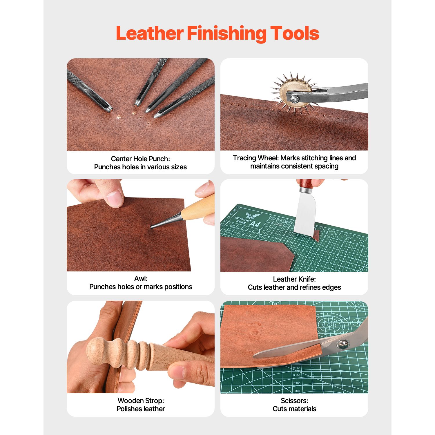 Kit Peralatan Kerja Kulit, 92  - Beginner Leatherwork Kit ulasan dan harga