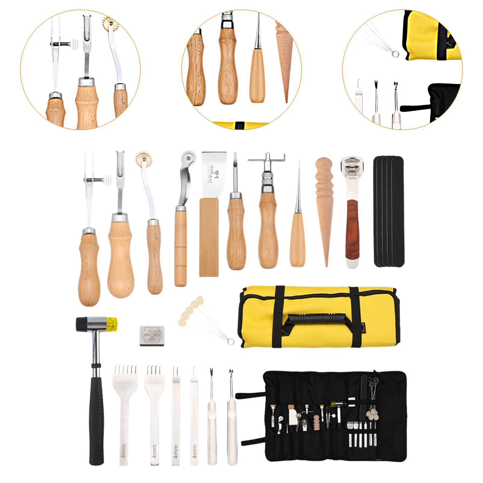 29x Peralatan Kerajinan Kulit  - Beginner Leatherwork Kit ulasan dan harga
