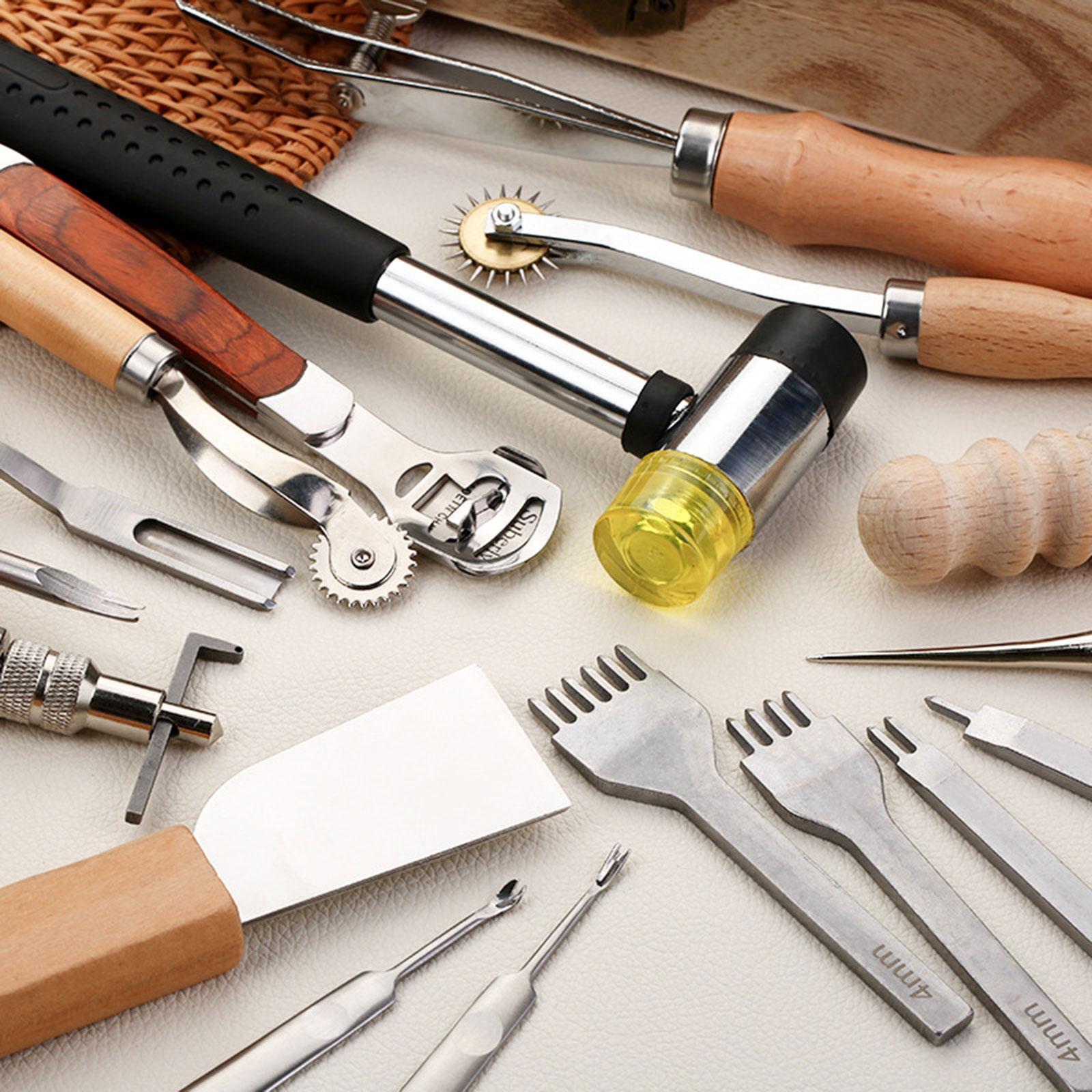 29x Peralatan Kerajinan Kulit  - Beginner Leatherwork Kit ulasan dan harga